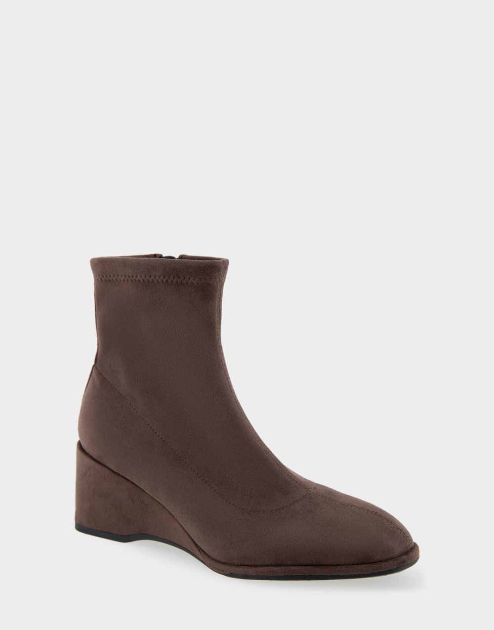 Women's | Anouk Java Faux Suede Wedge Heel Ankle Boot