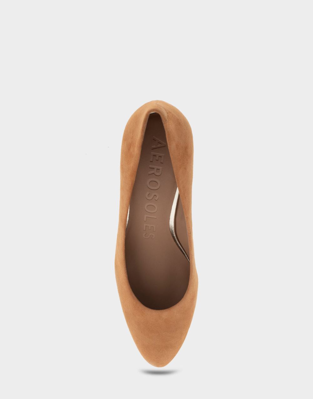 Women's | Betsy Tan Genuine Suede Mid Heel Pump