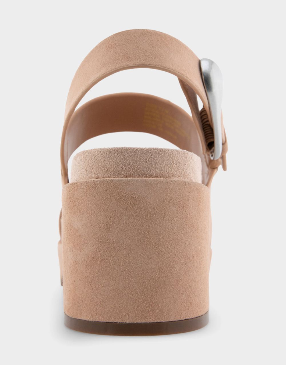 Women's | Clarkson Cipria Suede Asymmetrical Molded Footbed Platform Sandal