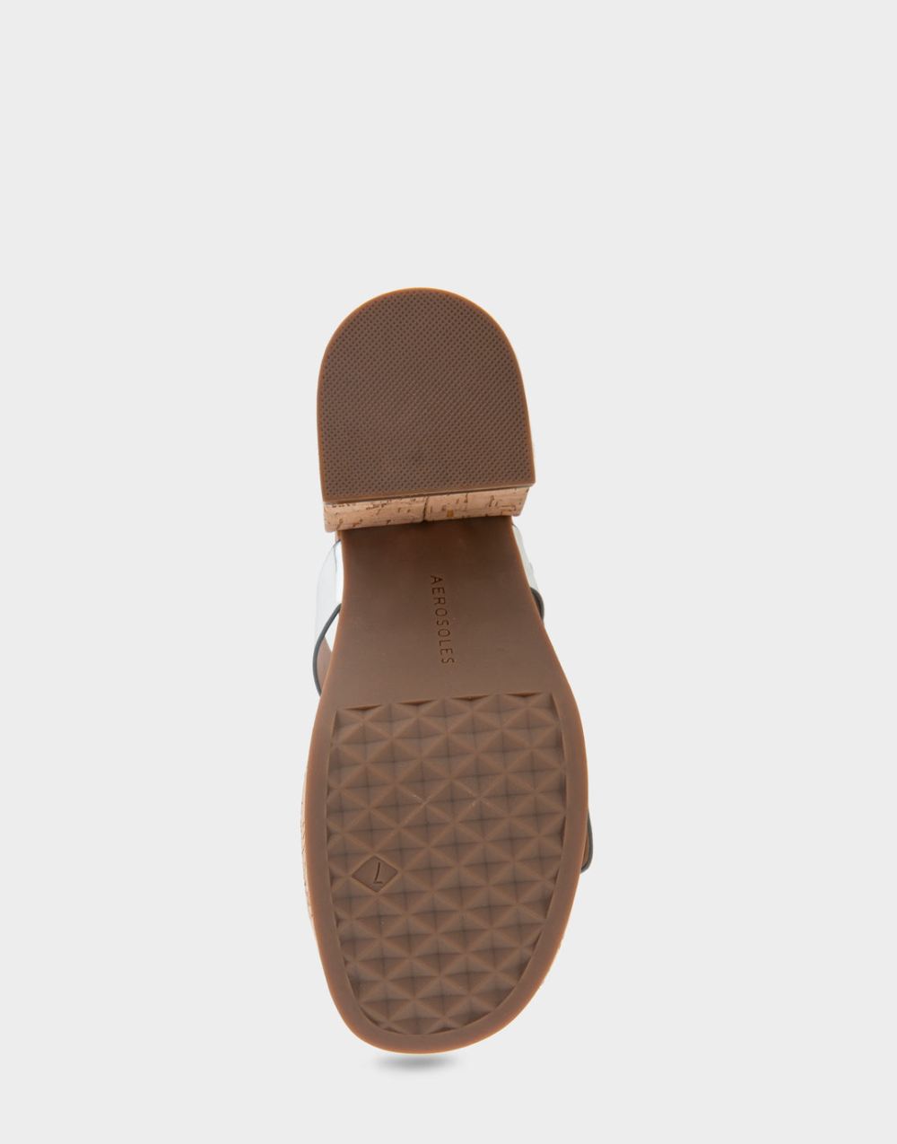 Women's | Chance Silver Mirror Metallic Faux Leather Molded Footbed Platform Slide Sandal