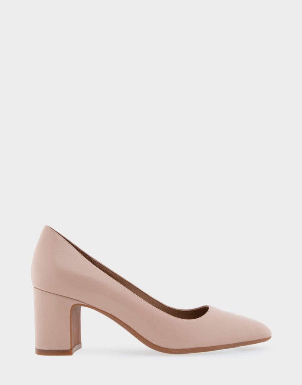 Women's | Minetta Cipria Leather Mid-Heel Pump