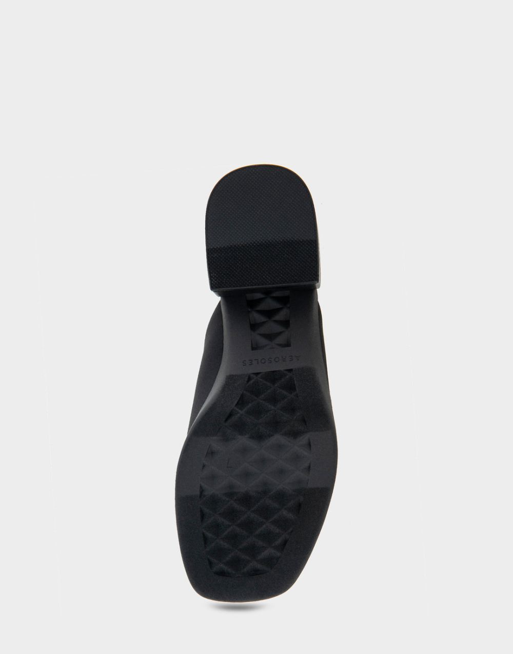 Women's | Denise Black Stretch Fabric Stretch Slip On Low Block Heel Sandal