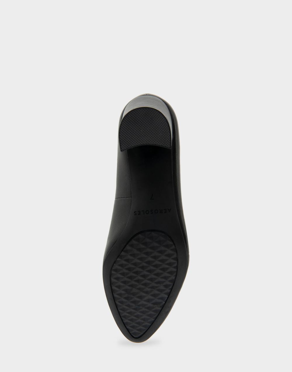 Women's | Betsy Black Genuine Leather Mid Heel Pump
