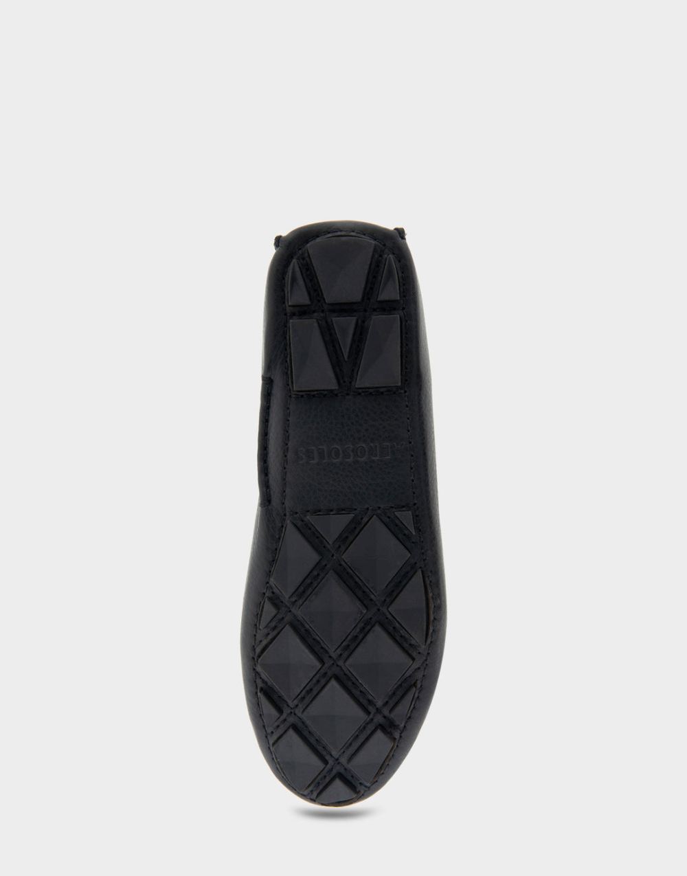 Women's | Gaby Black Genuine Leather Ornamented Driver