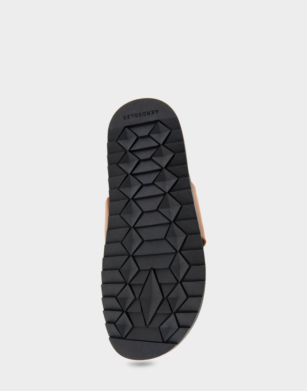 Women's | Laurel Tan Leather Hooded Toe Ring Footbed Sandal