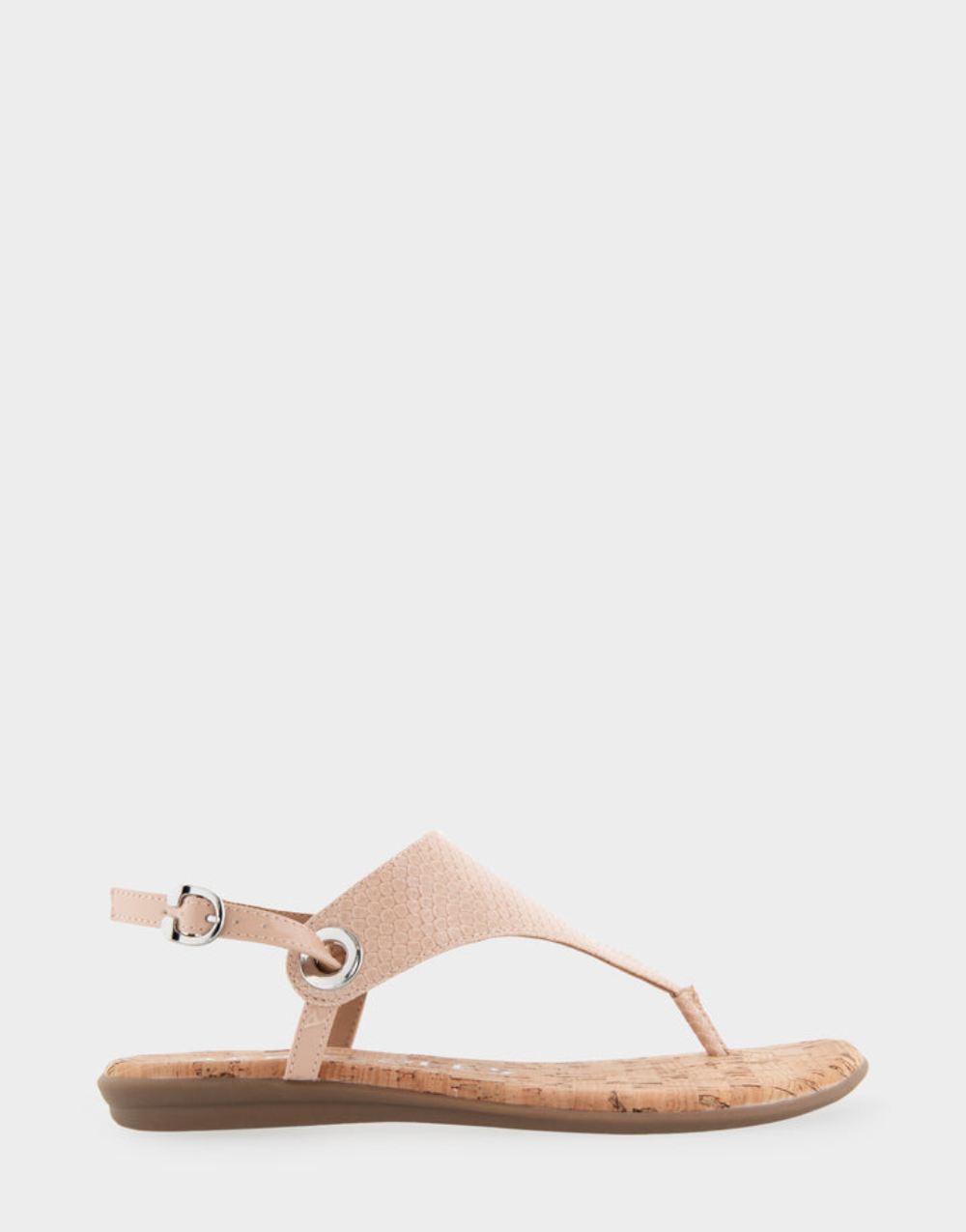 Women's | Conclusion Cipria Patent Faux Leather Back Strap Thong Sandal