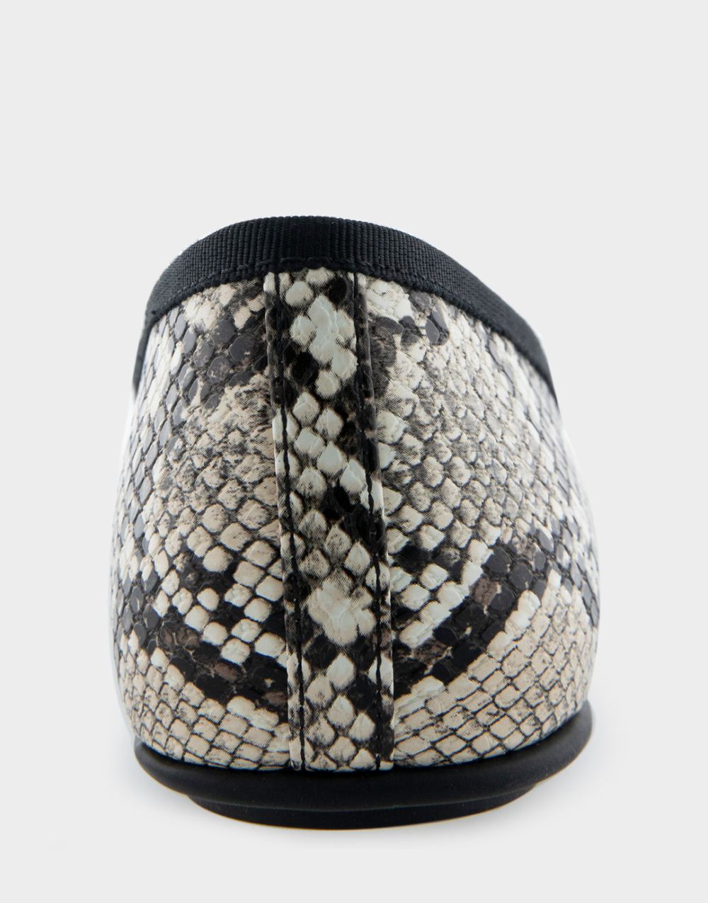 Women's | Catalina Natural Printed Snake Faux Leather Ballet Flat