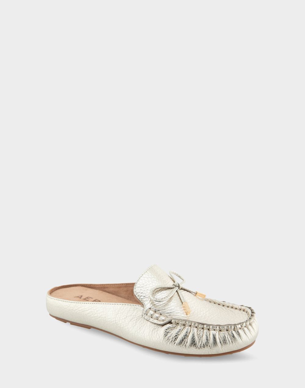 Women's | Cody Soft Gold Leather Slip On Driver