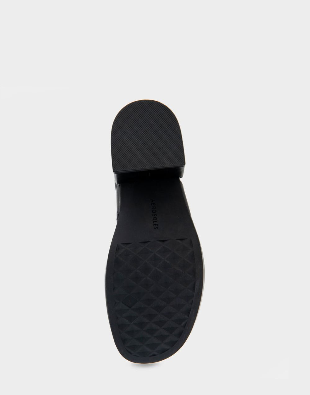 Women's | Clarkson Black Leather Asymmetrical Molded Footbed Platform Sandal