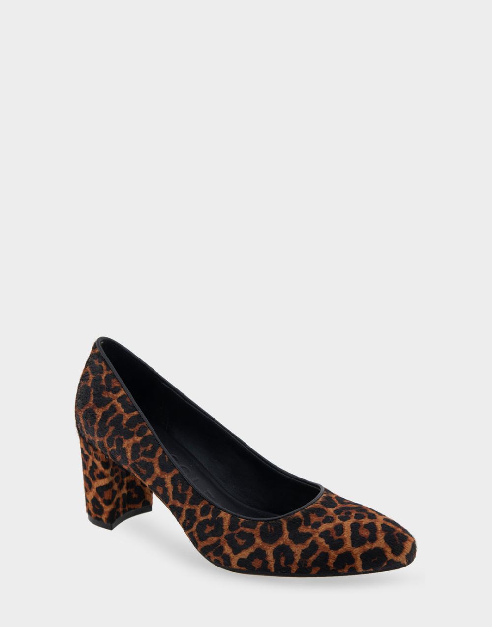 Women's | Betsy Leopard Print Calf Hair Mid Heel Pump