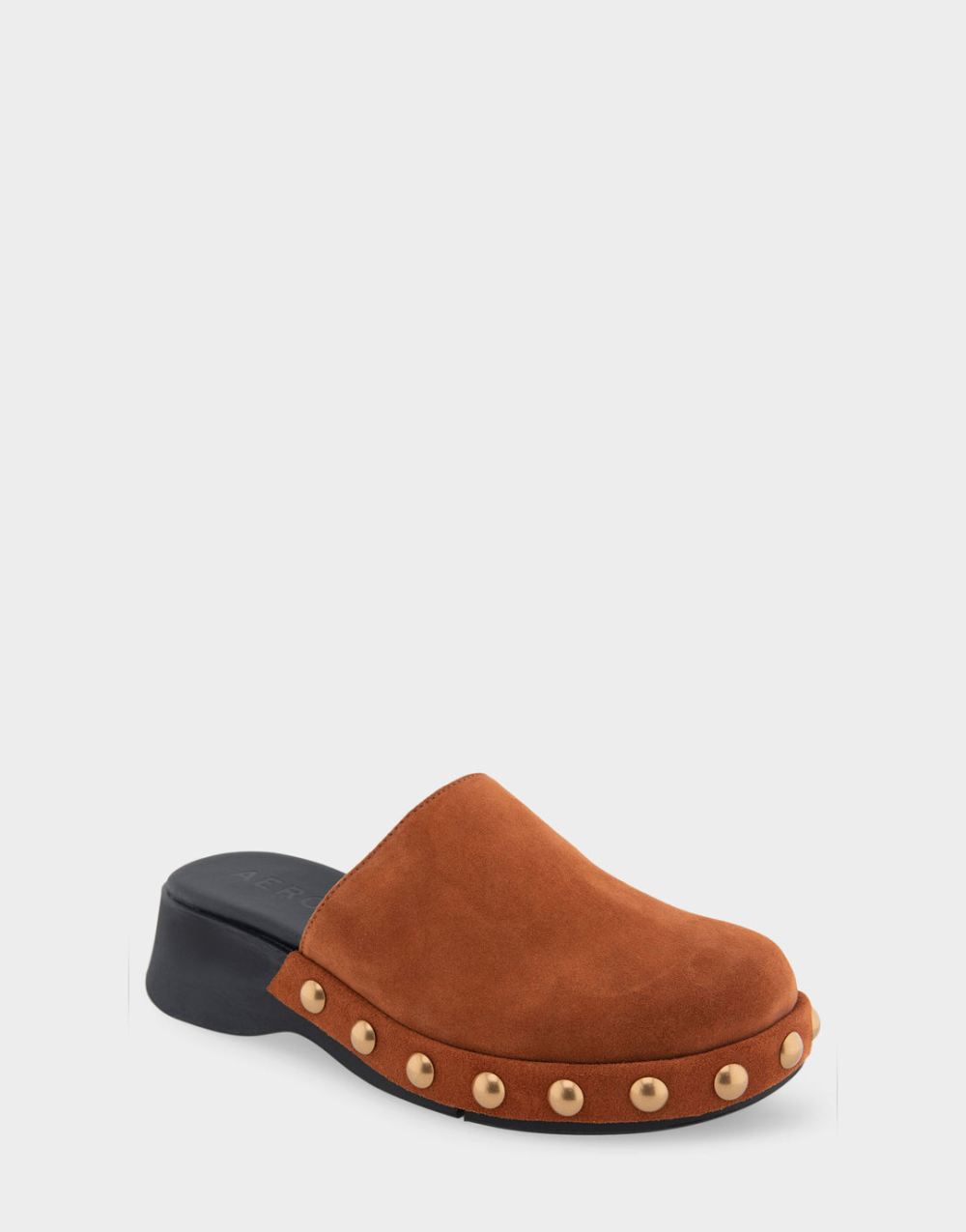 Women's | Faye GIngerbread Suede Grommet Detail Clog