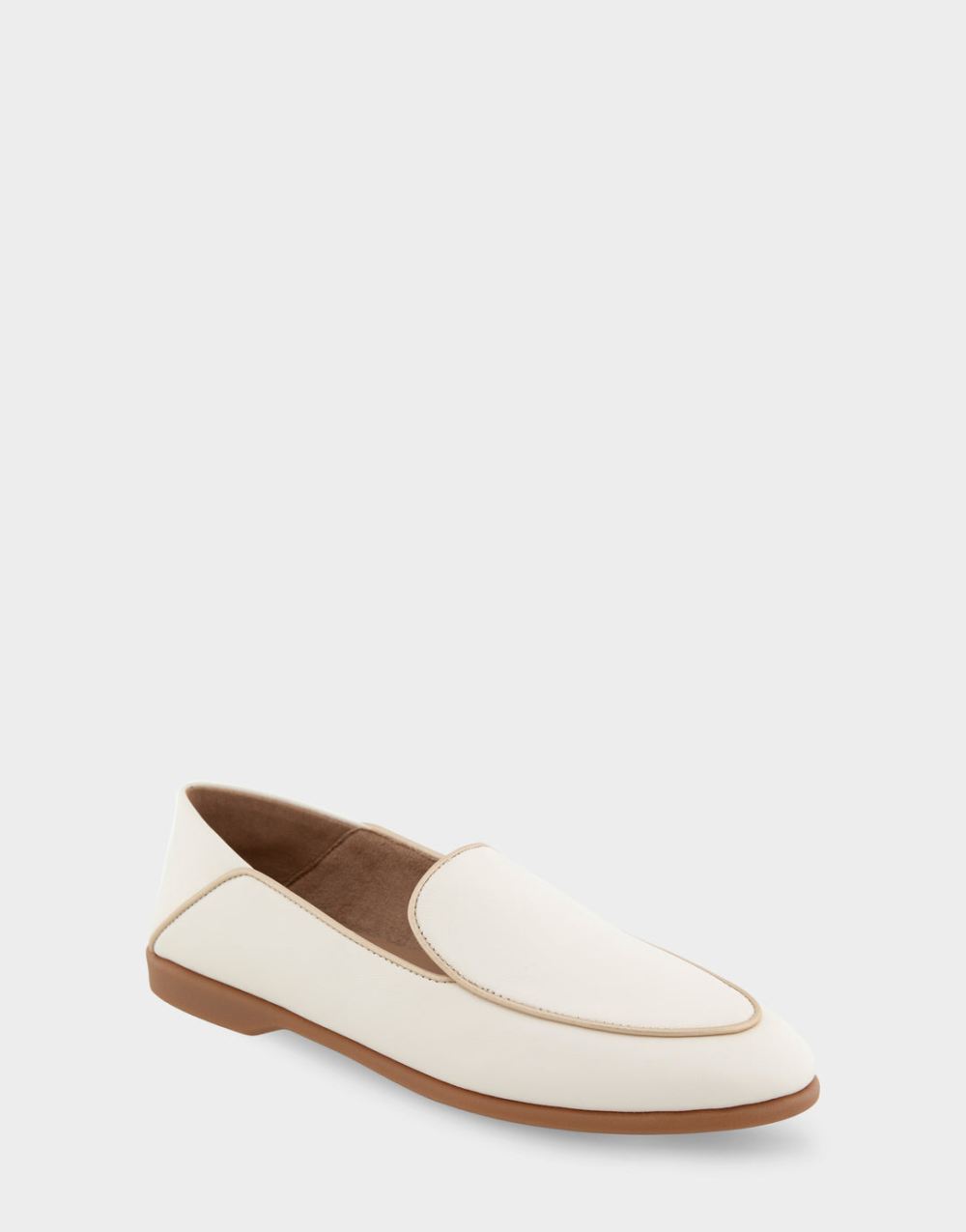 Women's | Bay Eggnog Leather Collapsible Back Loafer