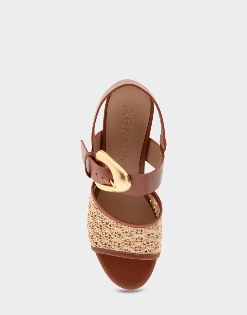 Women's | Chamber Natural Raffia Combo Quarter Strap Platform Sandal