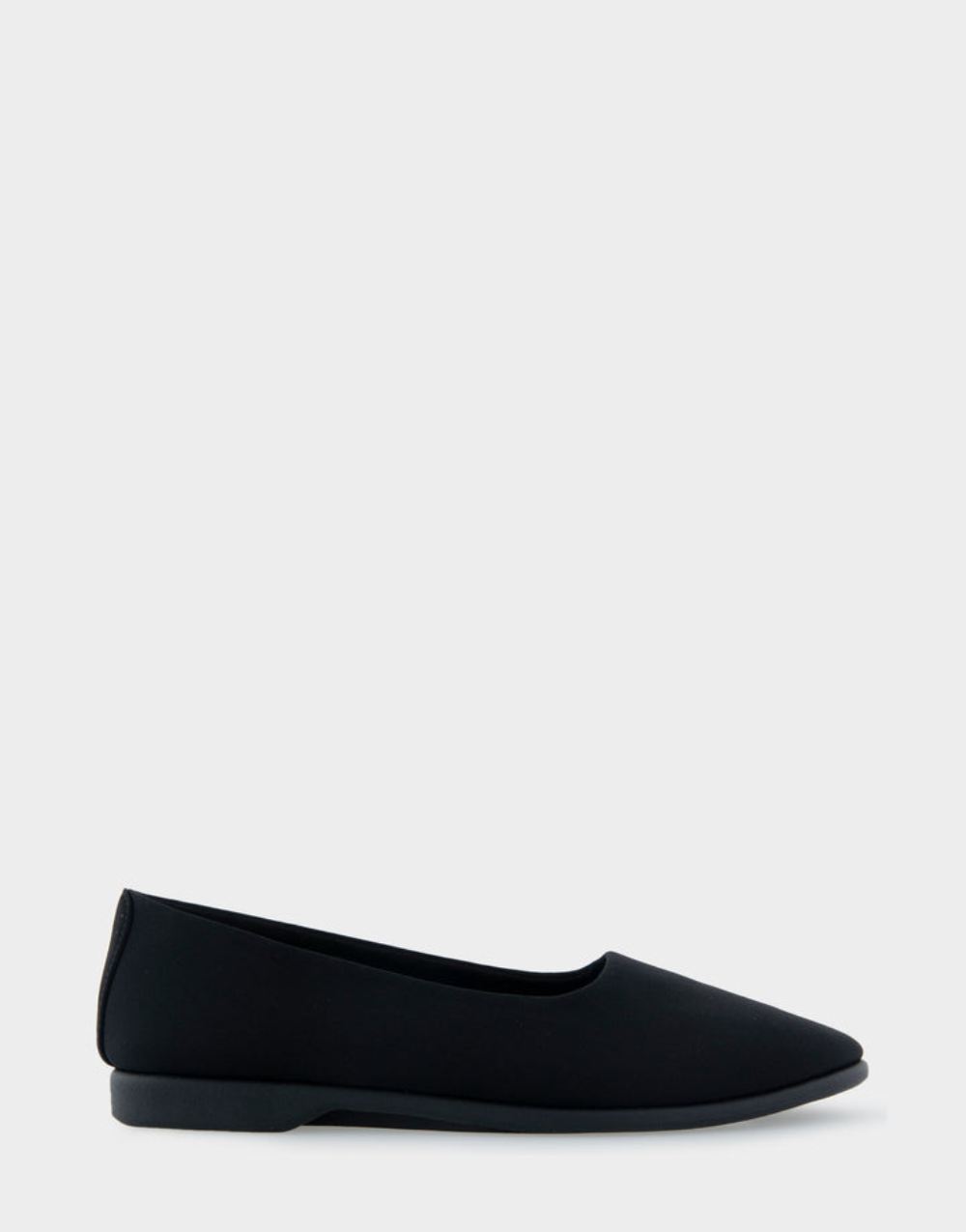 Women's | Bream Black Genuine Suede Flat