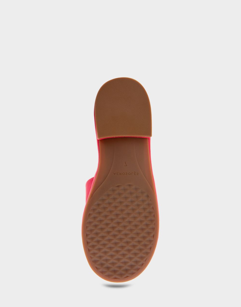 Women's | Jilda Virtual Pink Leather Debossed Chain Link Slide Sandal