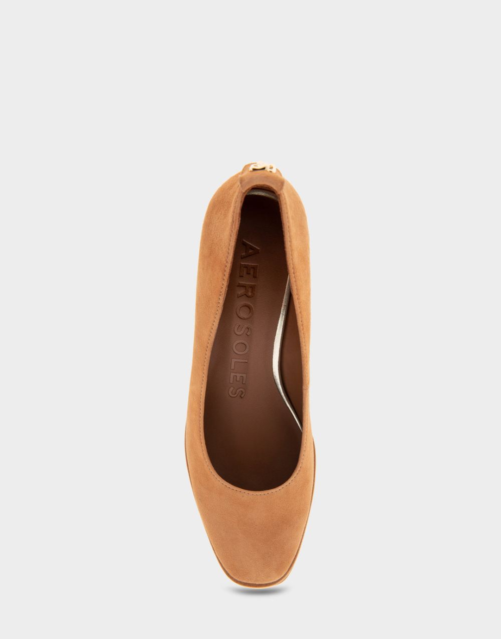 Women's | Aurora Tan Suede Sculpted Wedge Pump