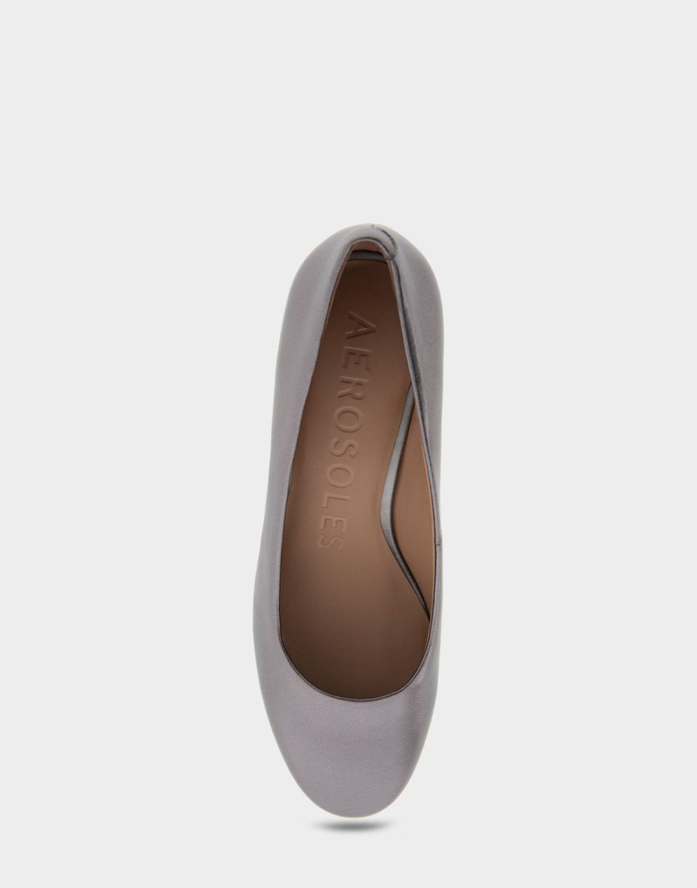 Women's | Ebel Gunmetal Metallic Genuine Leather Mid Heel Pump