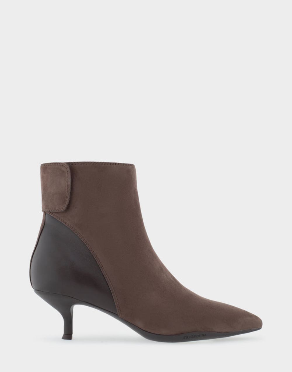 Women's | Levanto Java Genuine Suede Kitten Heel Ankle Boot