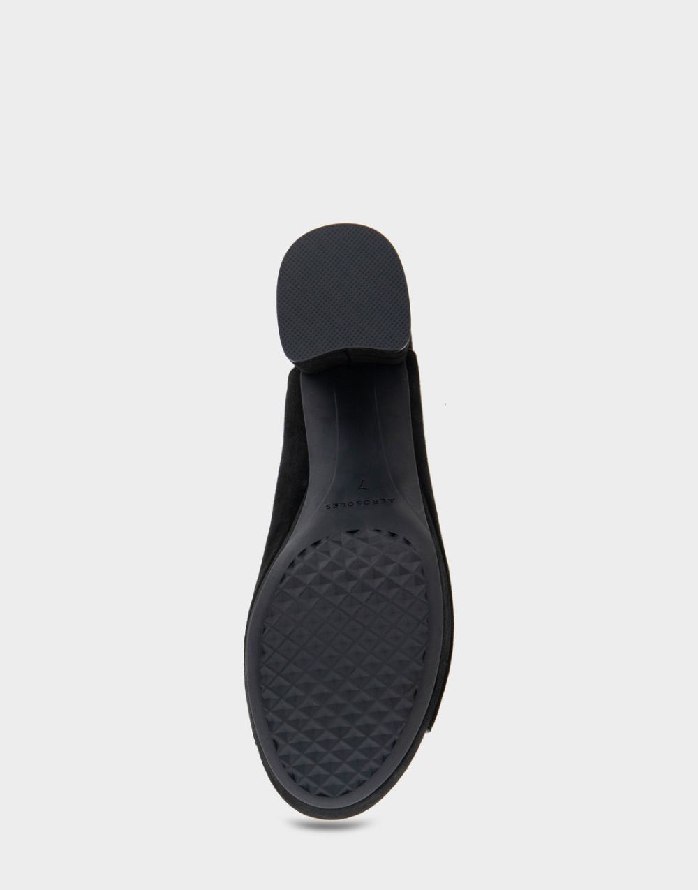Women's | Cornelia Black Suede Peep Toe Platform Sandal
