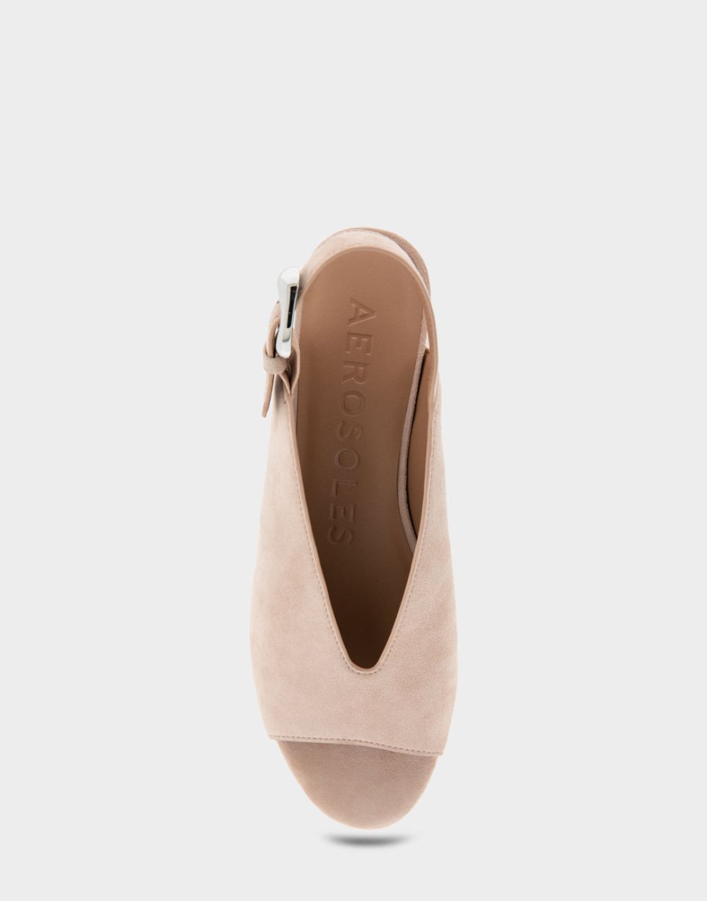 Women's | Cornelia Cipria Suede Peep Toe Platform Sandal